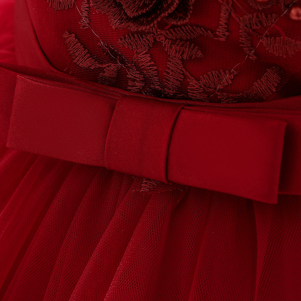 Willhawack Girls Photography Full Moon Christening Dress