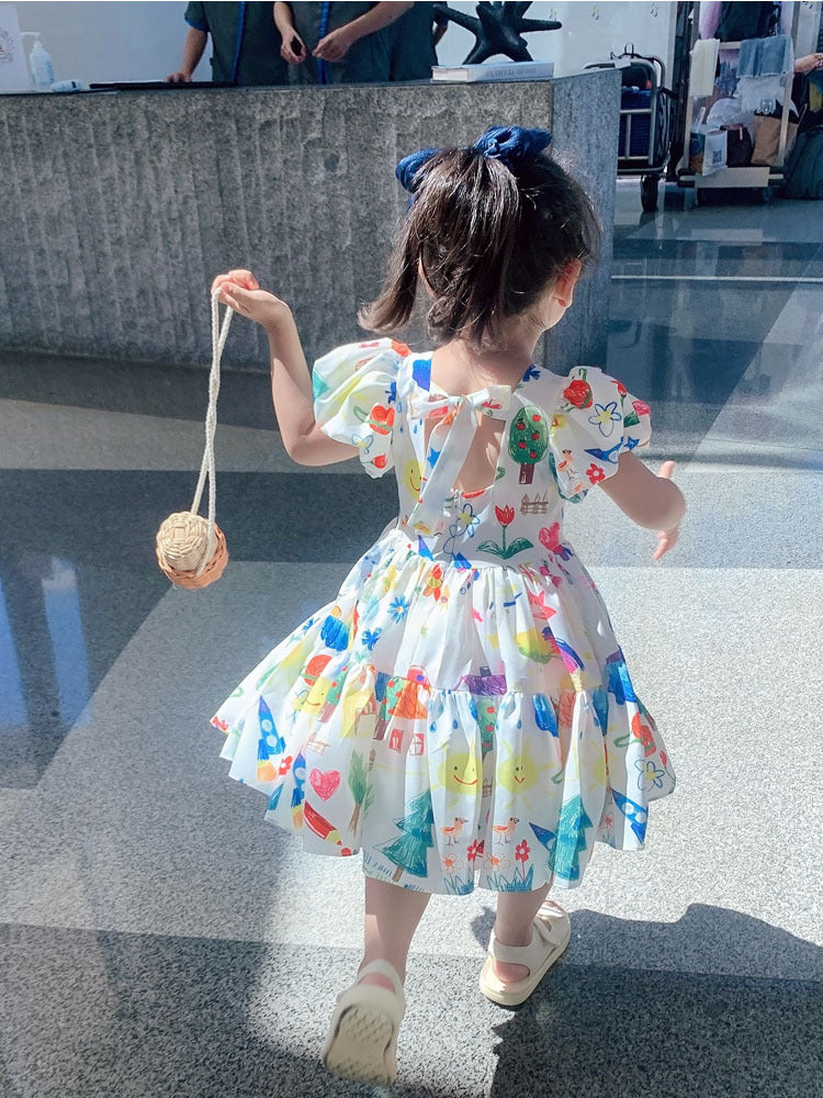 Willhawack Girls summer  dress