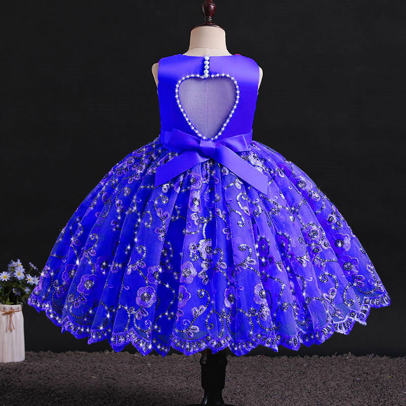 Willhawack Hosting Catwalk Girls Dress Piano Birthday Dress