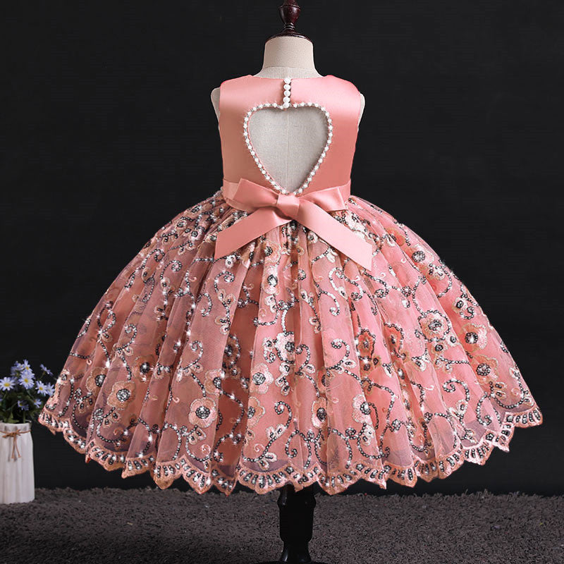 Willhawack Hosting Catwalk Girls Dress Piano Birthday Dress