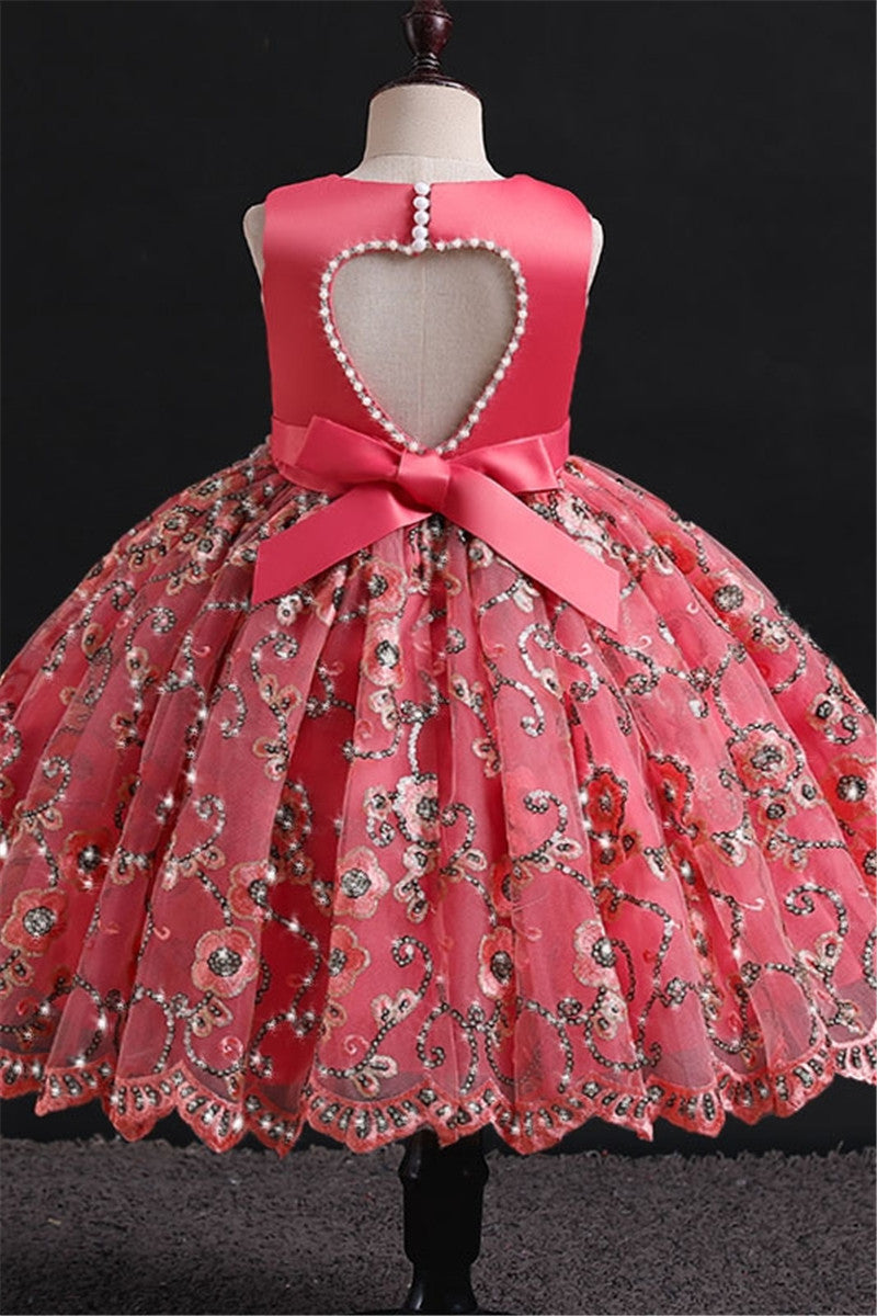 Willhawack Hosting Catwalk Girls Dress Piano Birthday Dress