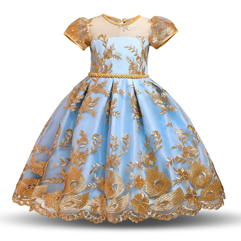 Willhawack Girls puffy princess dress
