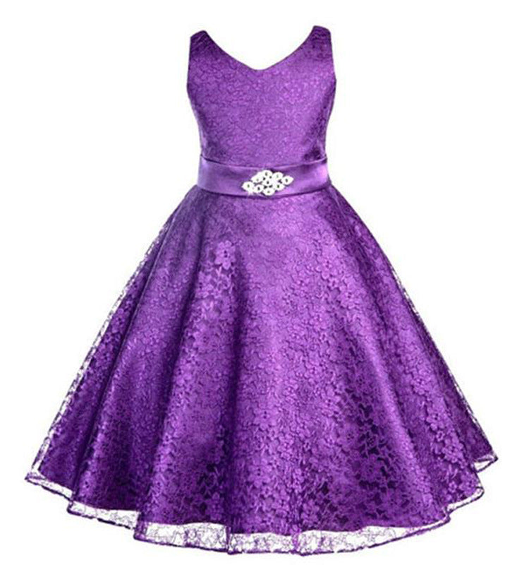 Willhawack Kids girls dress children Costume Girls Dress Lace Dress Tong Wholesale